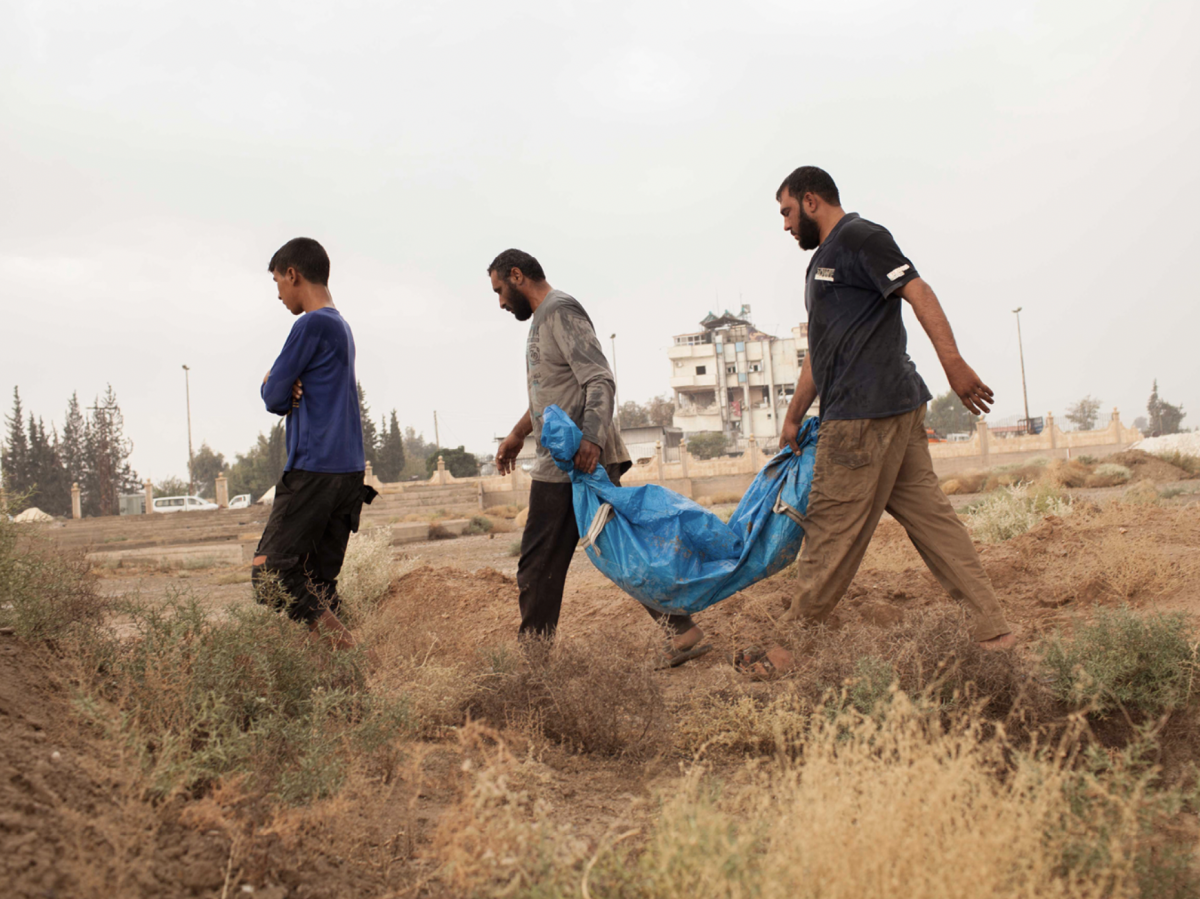 En Syrie, avec le seul médecin légiste de la « cité des morts »