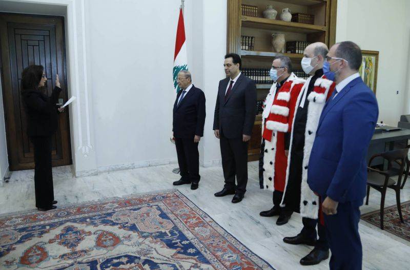 Prestation de serment à Baabda de responsables nommés mercredi Prestation de serment à Baabda de responsables nommés mercredi