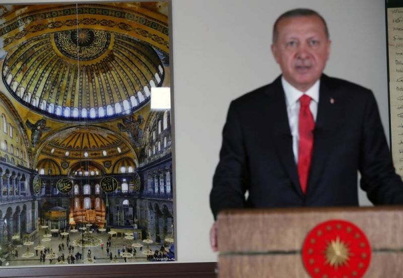 Sainte-Sophie : Erdogan rejette en bloc les condamnations internationales