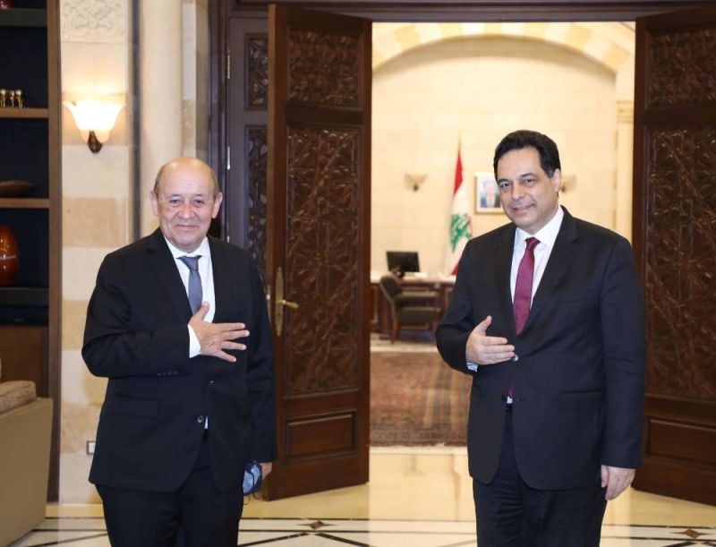 Critique à l’égard de Le Drian, Diab n’a pas capté le message français Critique à l’égard de Le Drian, Diab n’a pas capté le message français