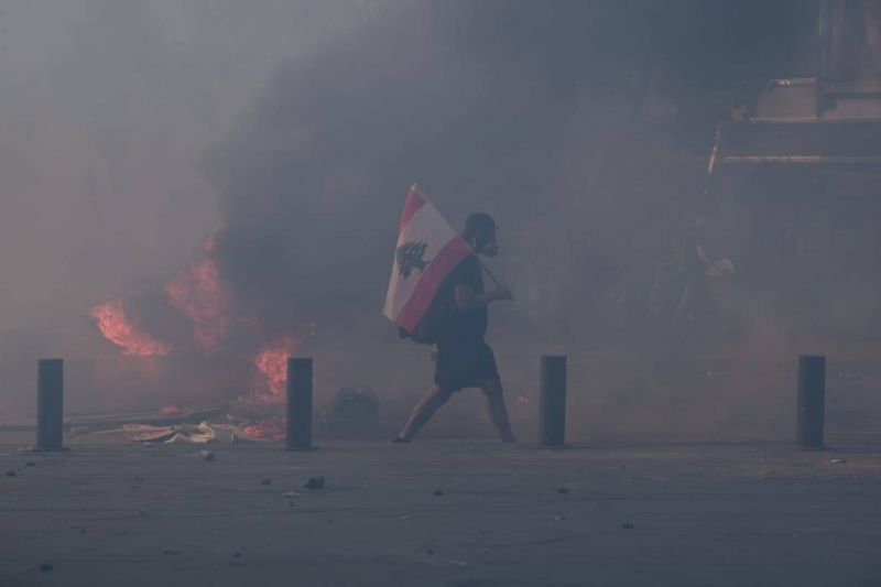 Samedi de la colère dans le centre-ville de Beyrouth : les images Samedi de la colère dans le centre-ville de Beyrouth : les images