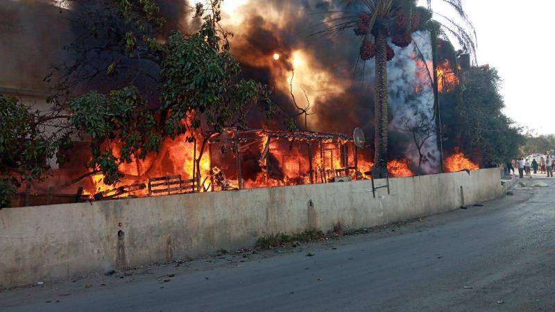 Un incendie ravage des habitations de réfugiés syriens au Liban-Sud