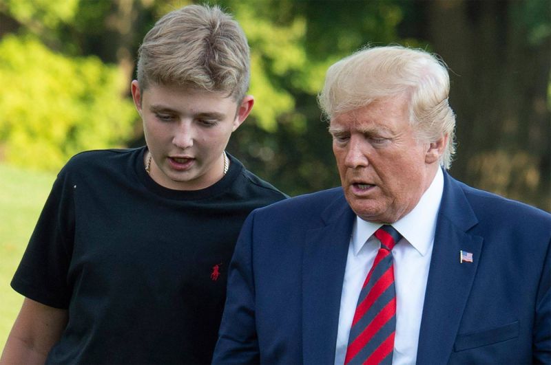 Barron, fils de Donald et Melania Trump, a lui aussi été testé positif au Covid-19
