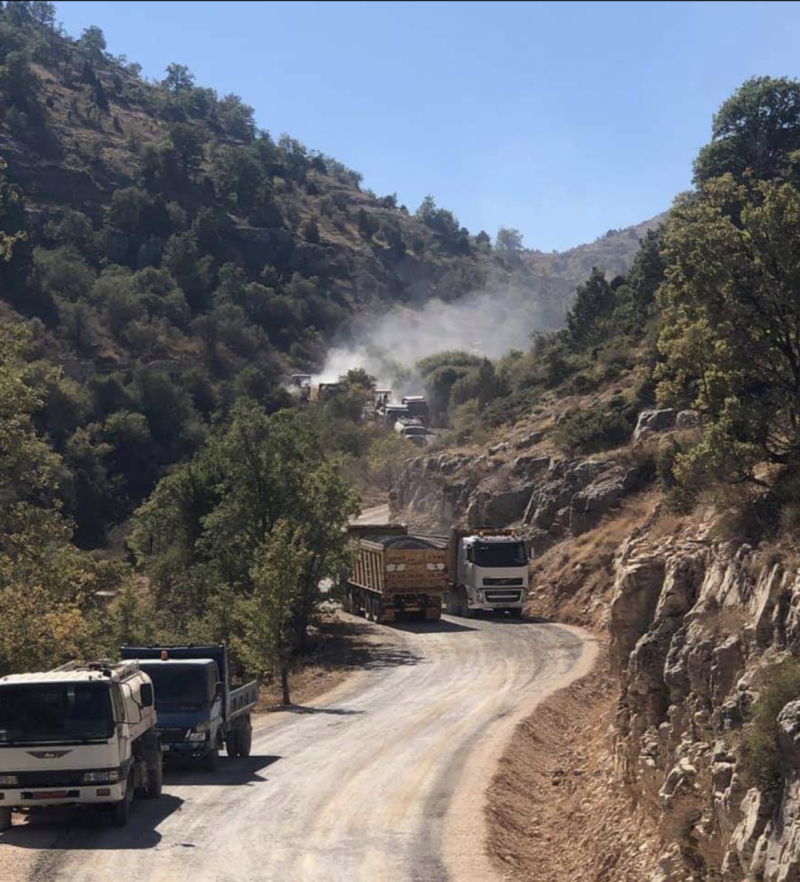 La route controversée dans la réserve d’Ehden asphaltée malgré tout