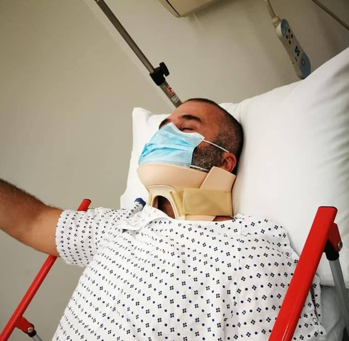 Le militant Wassef Haraké blessé lors d'une manifestation visant Riad Salamé