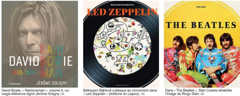 Led Zep, électro, Bowie : la musique, ça se lit aussi !