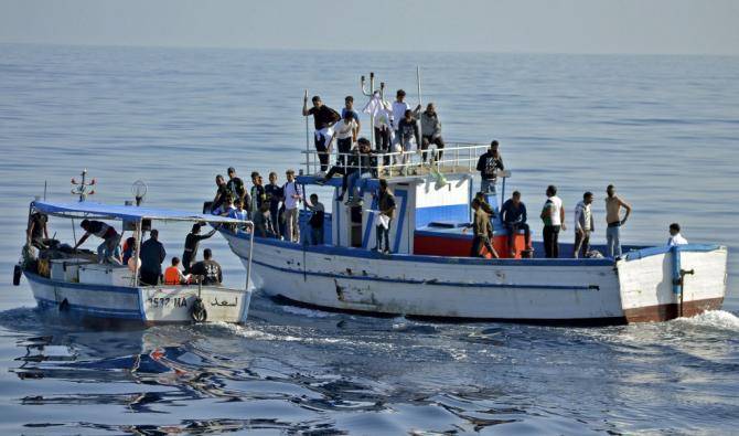 Quatre-vingt-treize migrants africains interceptés en mer
