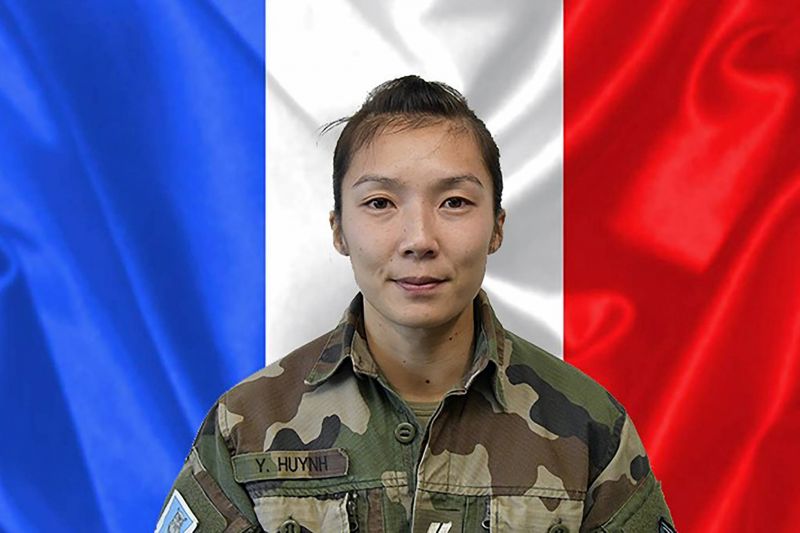 Yvonne Huynh, une militaire française 