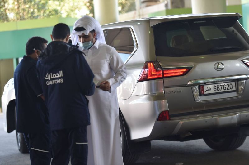 Les Qataris affluent à la frontière saoudienne