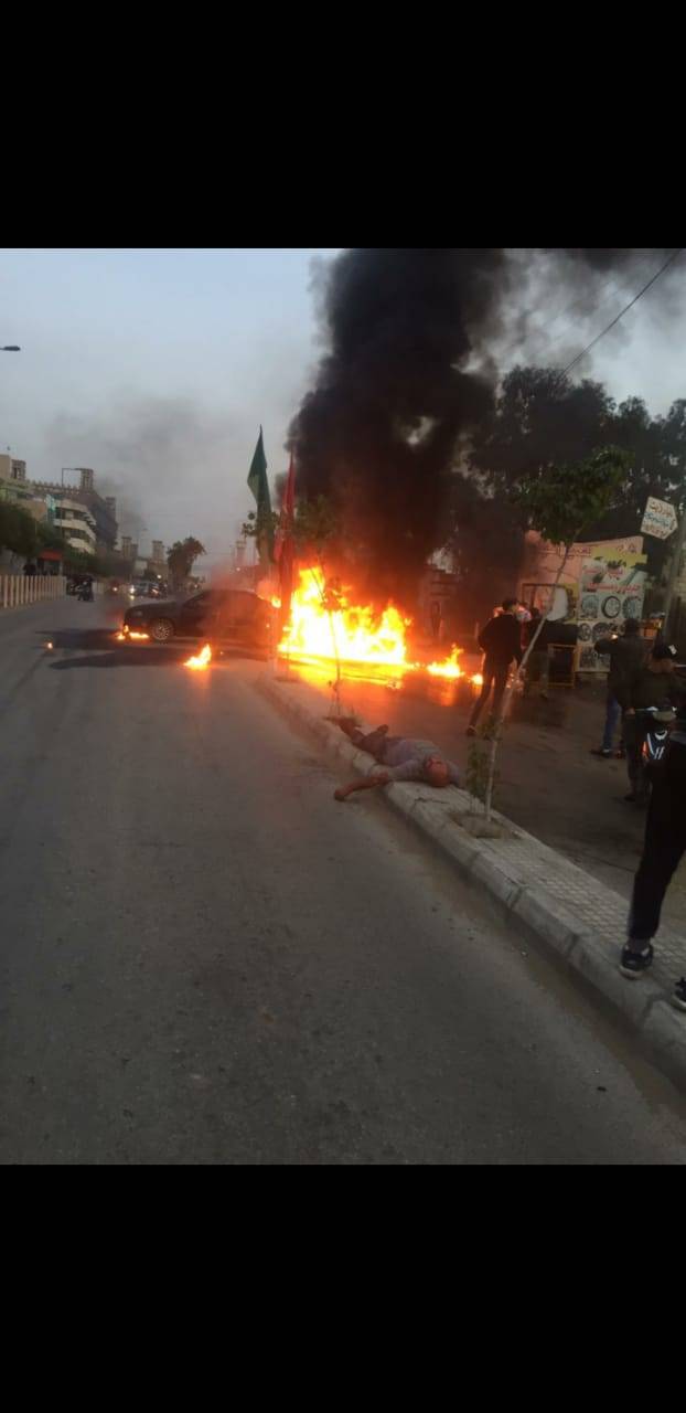 Un homme tente de s'immoler par le feu en pleine rue dans le sud de Beyrouth