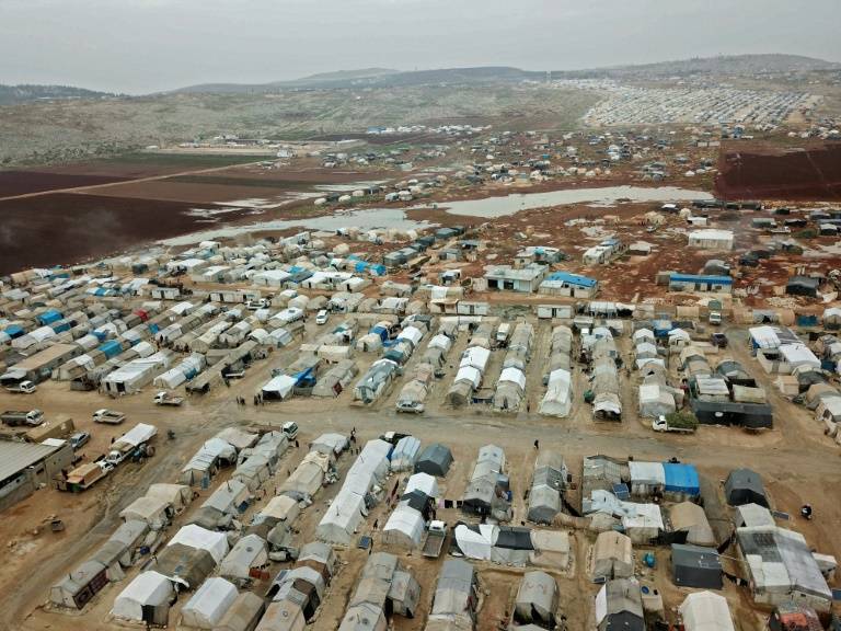 La pluie transforme les camps de déplacés en 