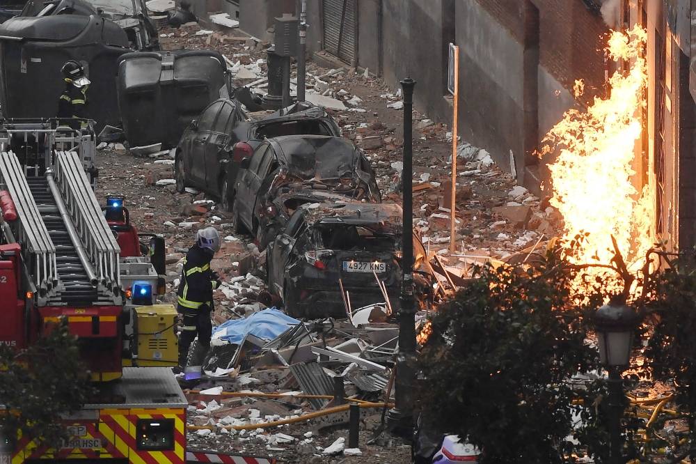 Le bilan de l'explosion due au gaz à Madrid passe à 4 morts