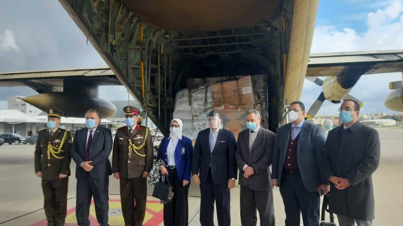 Le Liban reçoit trois cargaisons de matériel médical de l'Egypte et la Ligue arabe