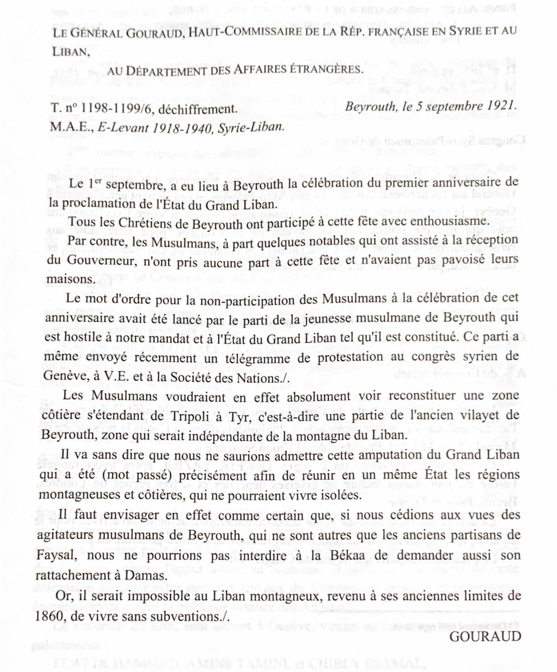 La Constitution de 1926 et le pacte de 1943 La Constitution de 1926 et le pacte de 1943