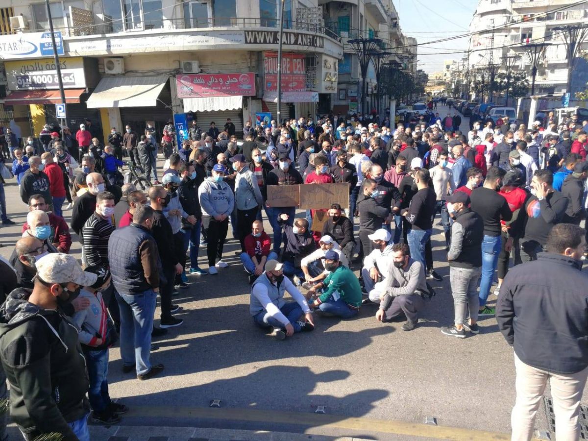 Les commerçants de Saïda protestent contre la prolongation du confinement