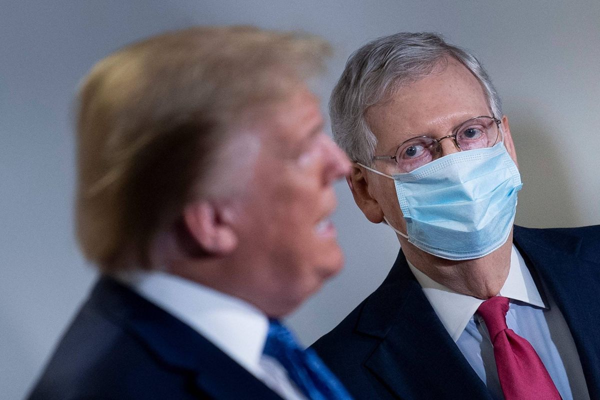 Trump appelle les républicains à se retourner contre leur chef au Sénat