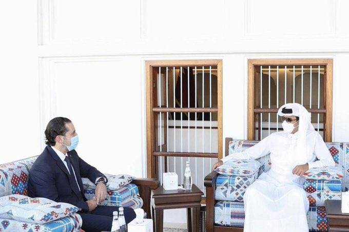 L'émir du Qatar reçoit Hariri et appelle à 