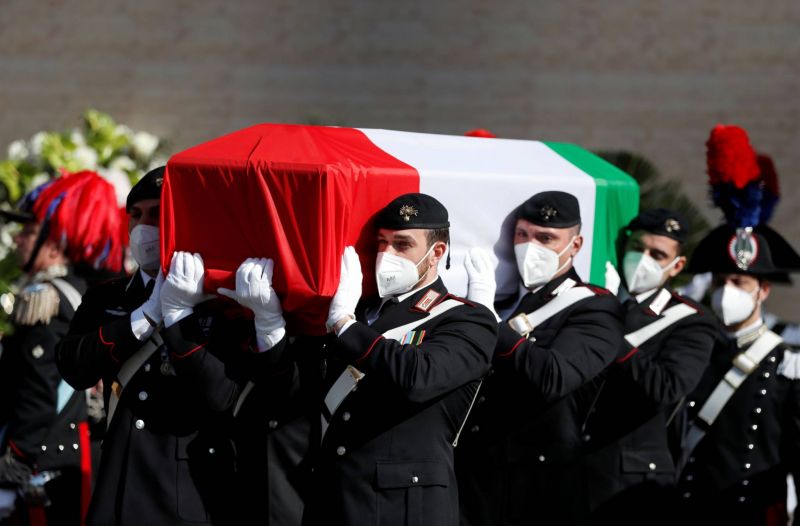 A Rome, des funérailles d'Etat pour l'ambassadeur italien tué en RDC