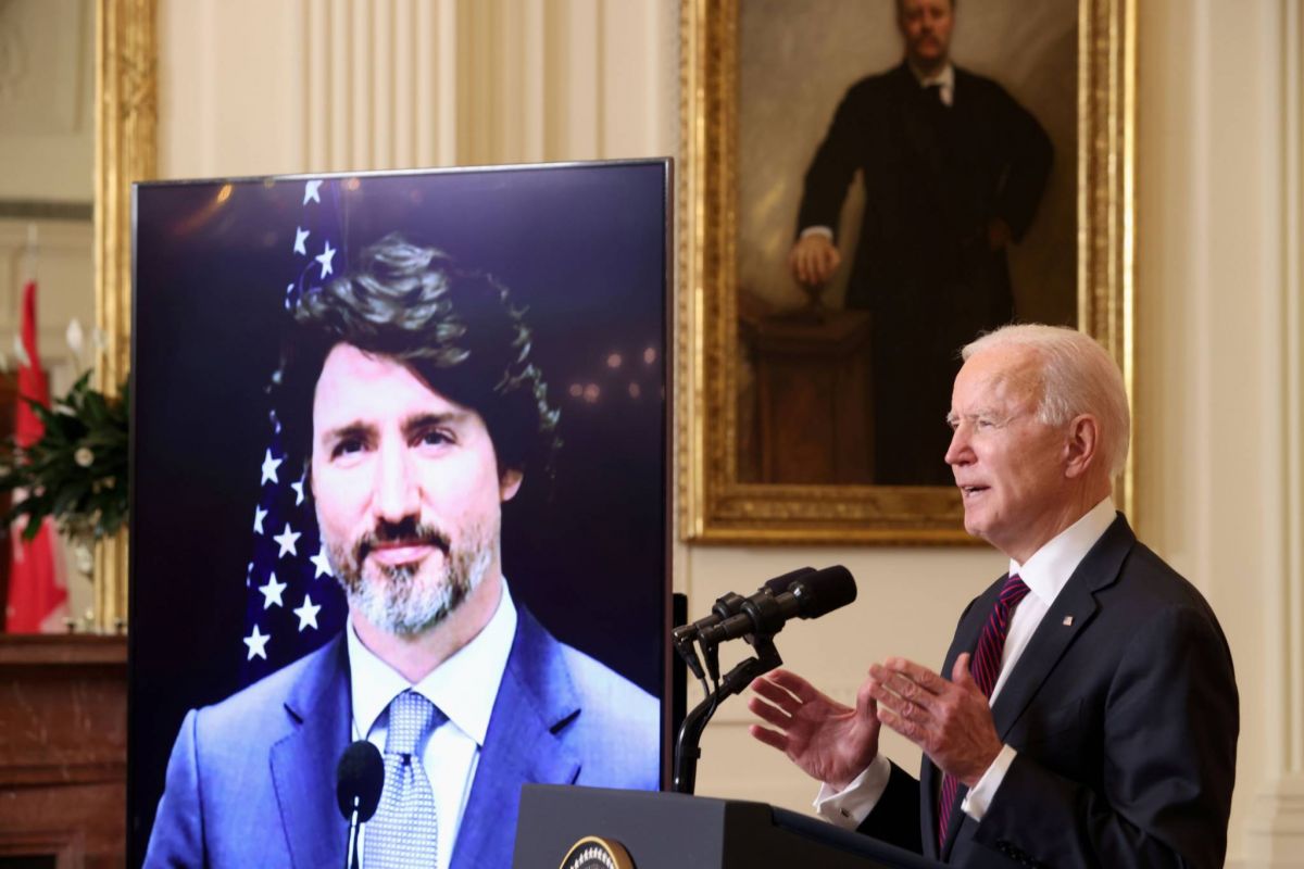 Biden et Trudeau affichent 