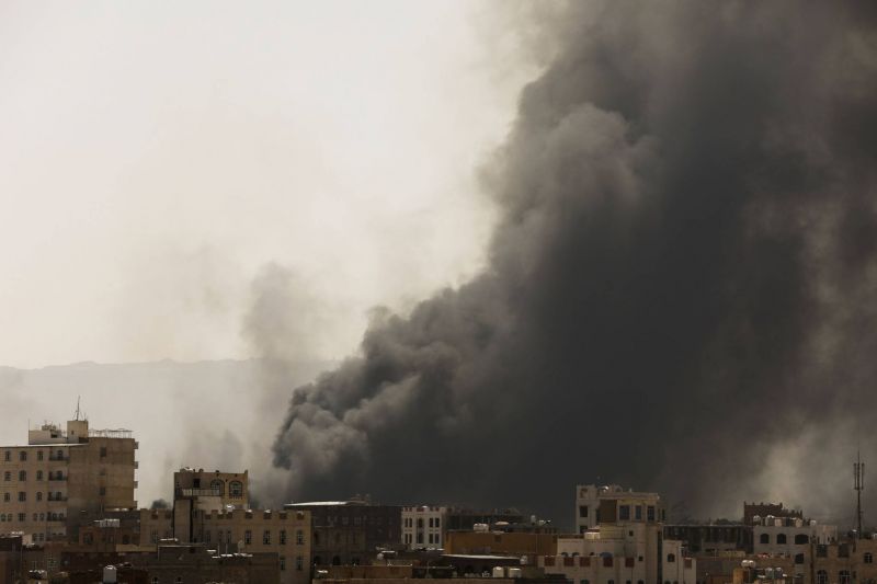 Frappes de la coalition anti-houthi sur Sanaa