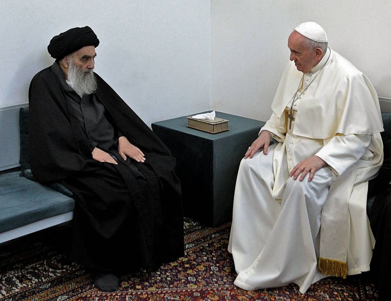 François et l’ayatollah Sistani s’engagent pour la « paix »