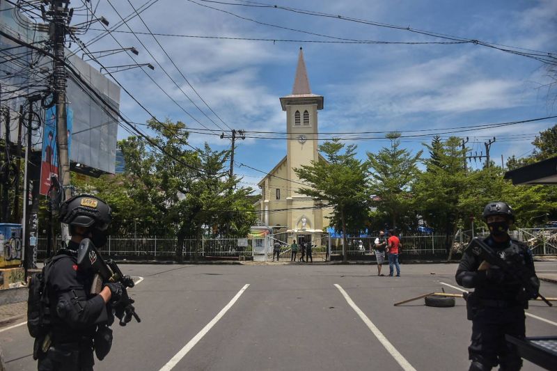Deux assaillants tués dans l'attaque contre la cathédrale