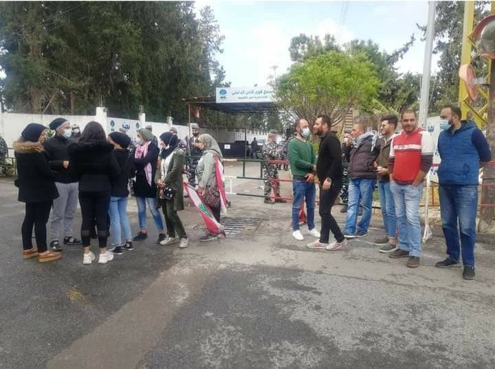 Manifestation à Tyr contre l'interpellation de militants