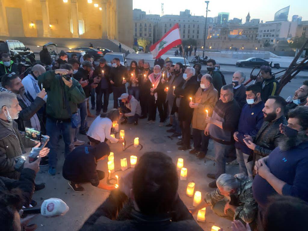 L’hommage des manifestants à Mohammad Ajami