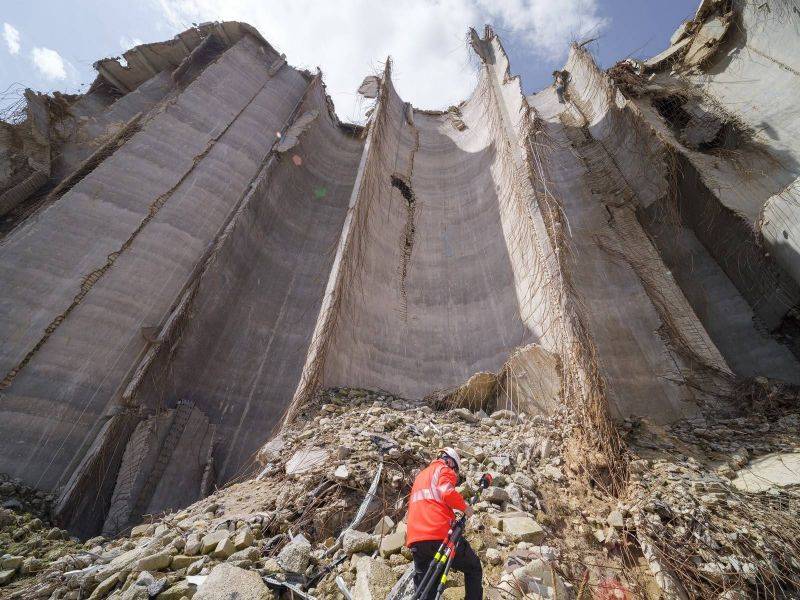 The Beirut port silos are at risk of partial collapse, a new report finds The Beirut port silos are at risk of partial collapse, a new report finds