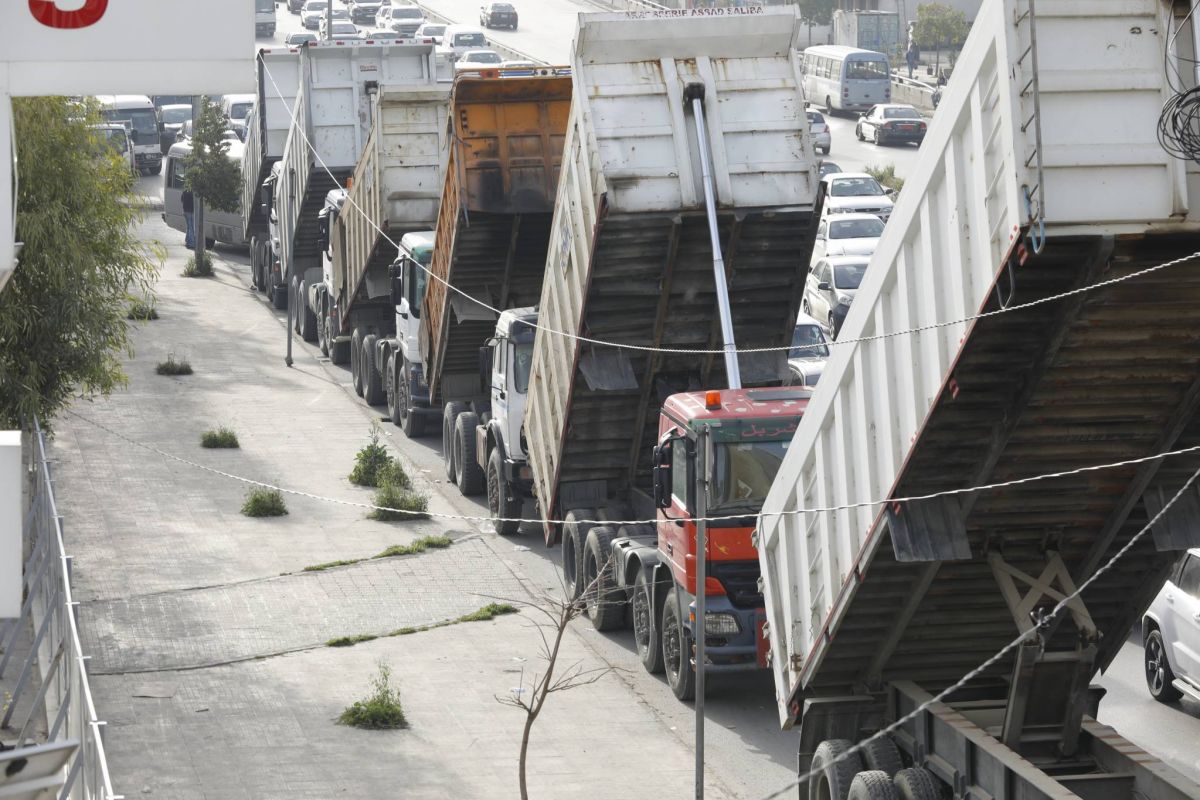 Forte mobilisation des transporteurs routiers en grève