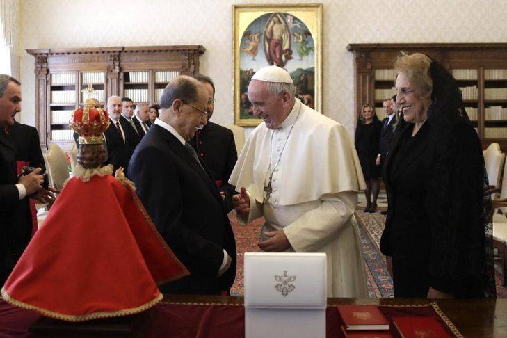 Le pape François à Aoun : Le Liban 