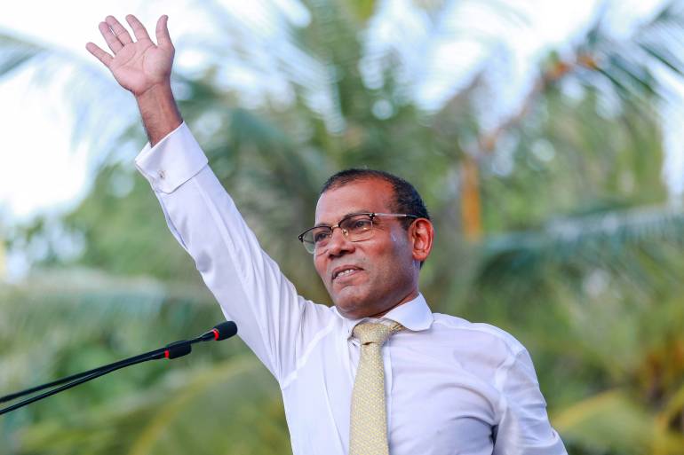 L'ex-président des Maldives Mohamed Nasheed dans un état 