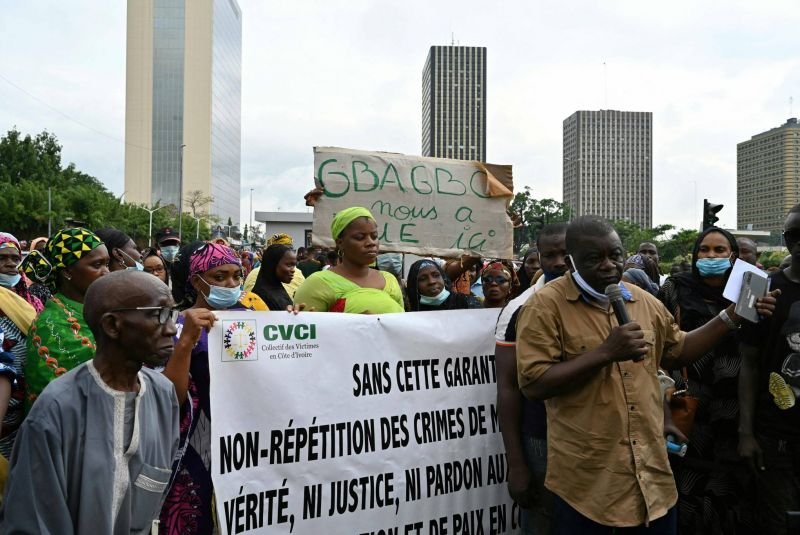 Manifestation à Abidjan contre le retour de Laurent Gbagbo