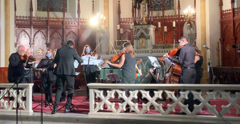 Concert de musique baroque au Centre culturel de Ajaltoun