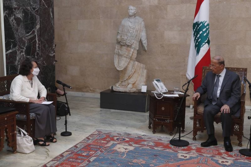 Sereni chez Aoun : Privilégier la formation d’un gouvernement de réforme Sereni chez Aoun : Privilégier la formation d’un gouvernement de réforme