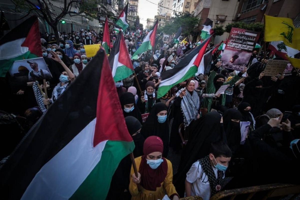 « Mort à Israël », scande la foule réunie à Haret Hreik en soutien à Gaza