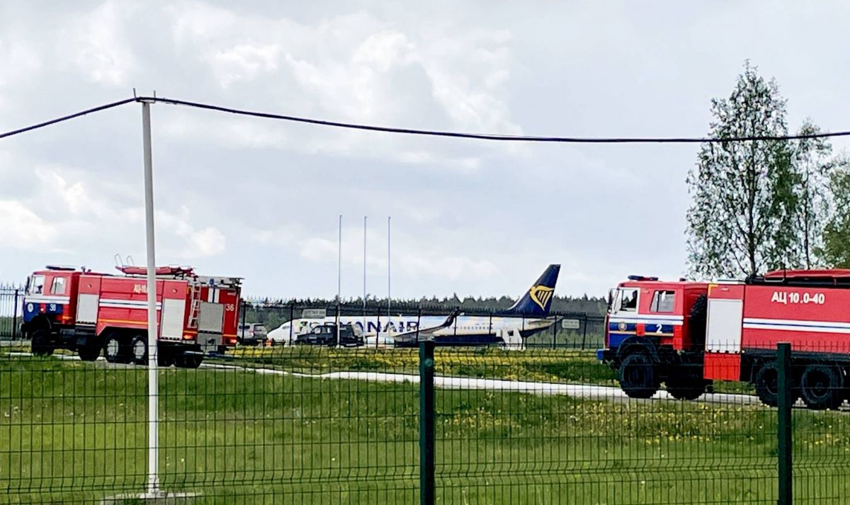 La Biélorussie intercepte un avion de ligne, colère des Européens