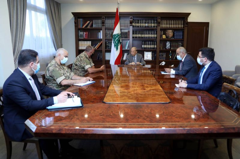 Aoun donne ses directives à la délégation libanaise