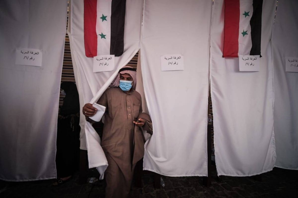 With the outcome of Syria’s presidential election in little doubt, hundreds of Syrians in Lebanon turn out to vote amid allegations of coercion With the outcome of Syria’s presidential election in little doubt, hundreds of Syrians in Lebanon turn out to vote amid allegations of coercion