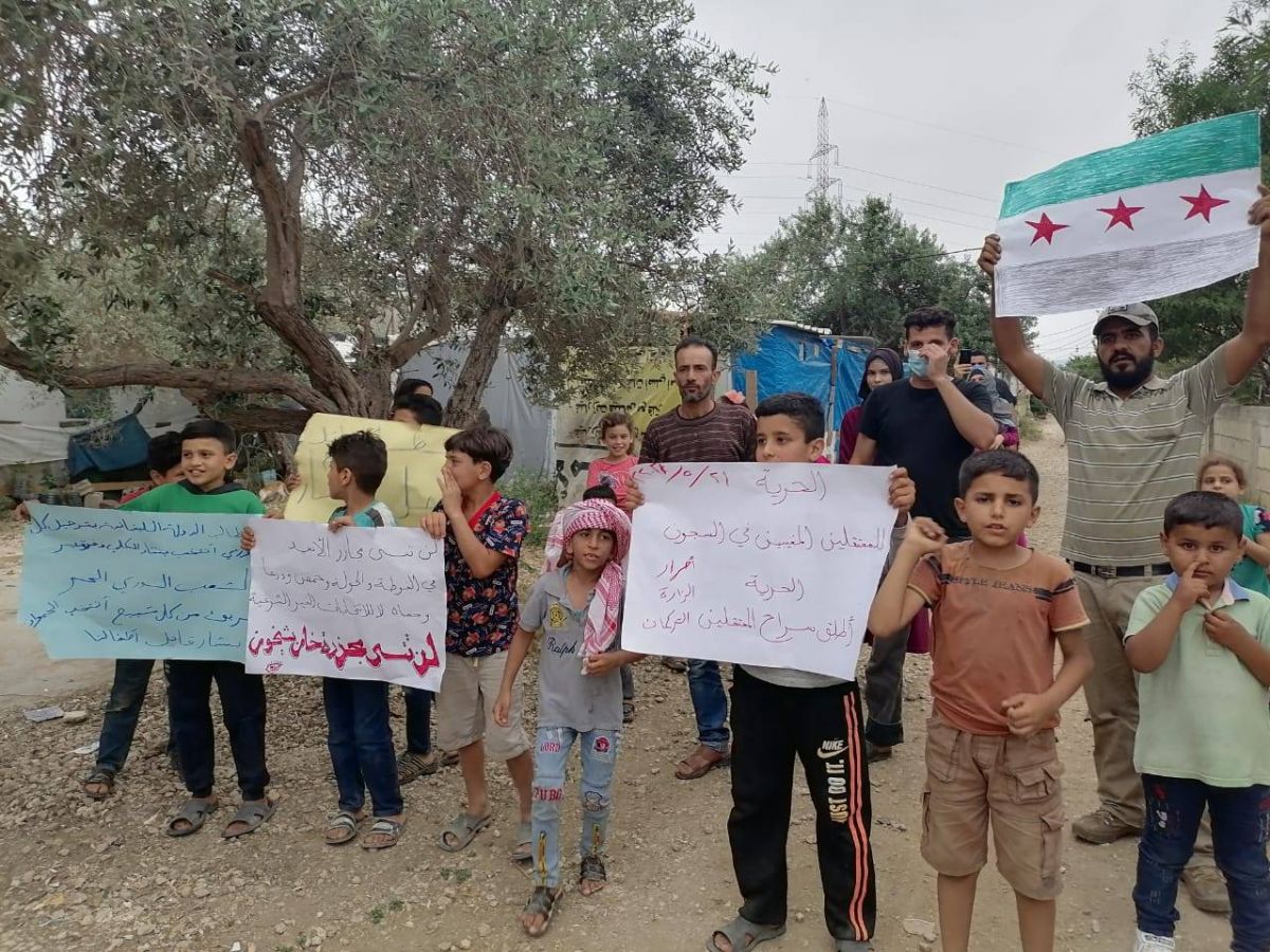 Manifestation de réfugiés dans le Akkar contre la présidentielle 
