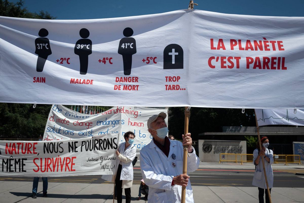 Des médecins appellent à une action mondiale contre les risques liés au climat