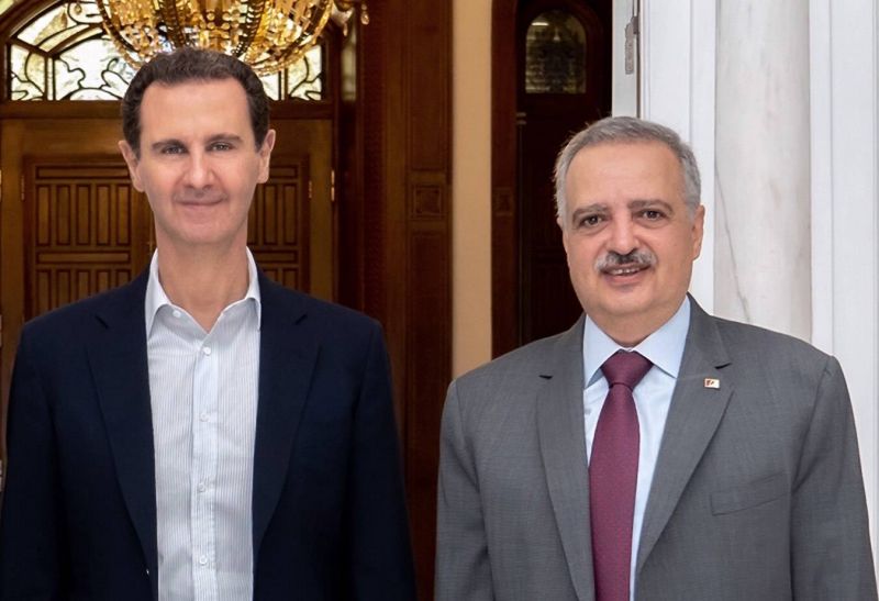 Talal Arslane reçu par Bachar el-Assad à Damas