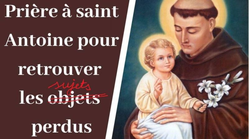 Invocation au saint de Padoue