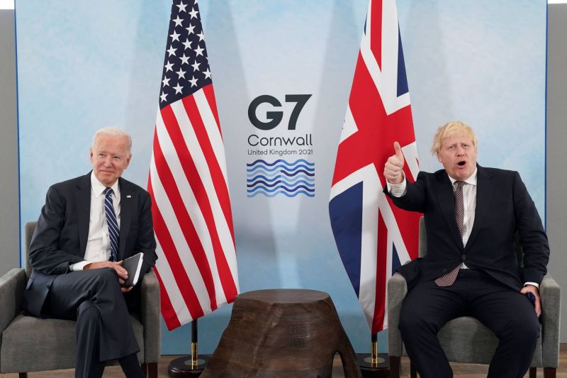 Avant le G7, Biden et Johnson célèbrent leur alliance malgré les divergences sur l’Irlande du Nord