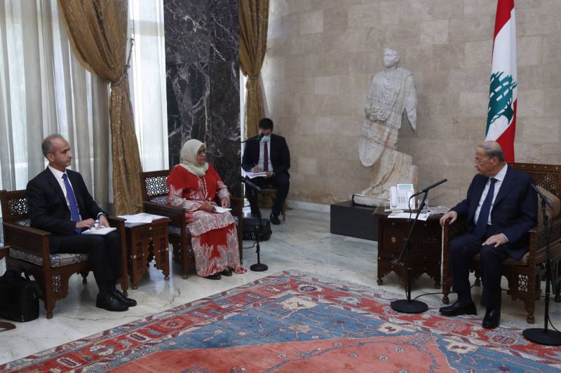 Aoun appelle la communauté internationale et l’ONU à aider davantage le Liban