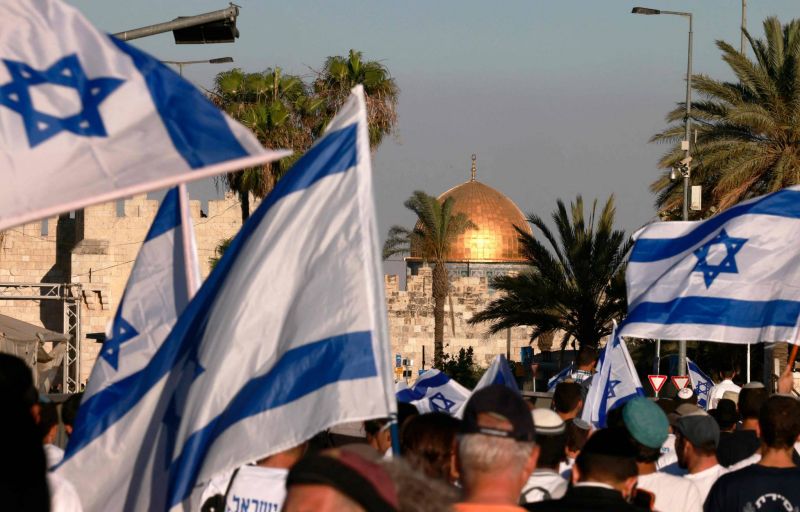 Marche des drapeaux de l'extrême droite à Jérusalem-Est, premier