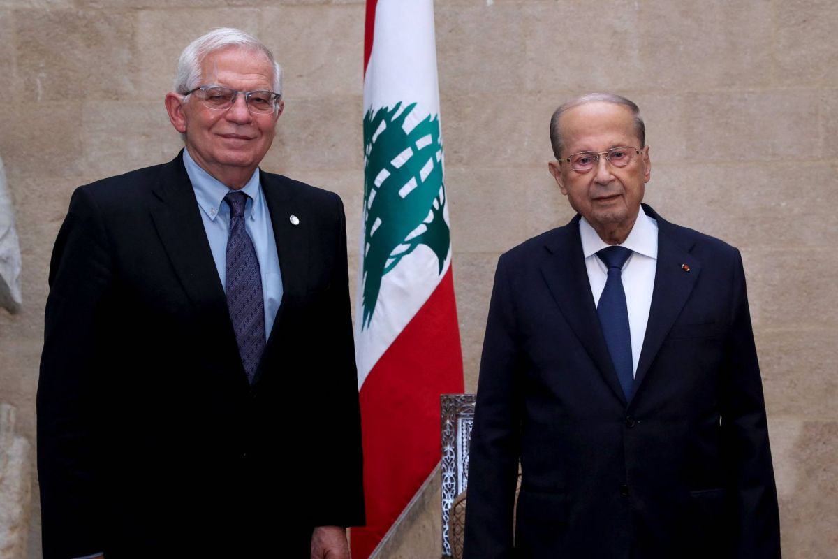 Borrell à Baabda : Les sanctions sont sur la table, on en discute, mais rien n'est encore décidé