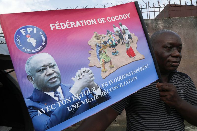 Acquitté par la justice internationale, l'ex-président Gbagbo rentre en Côte d'Ivoire