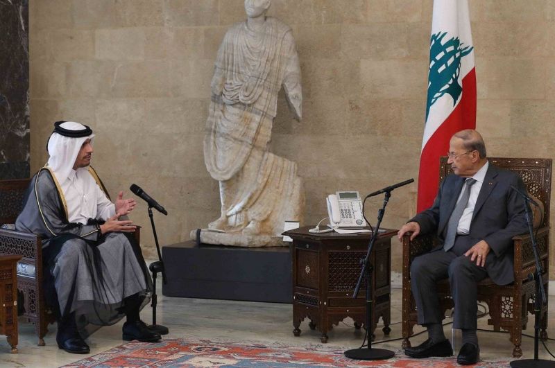 Le chef de la diplomatie qatarie entame ses concertations avec les responsables libanais