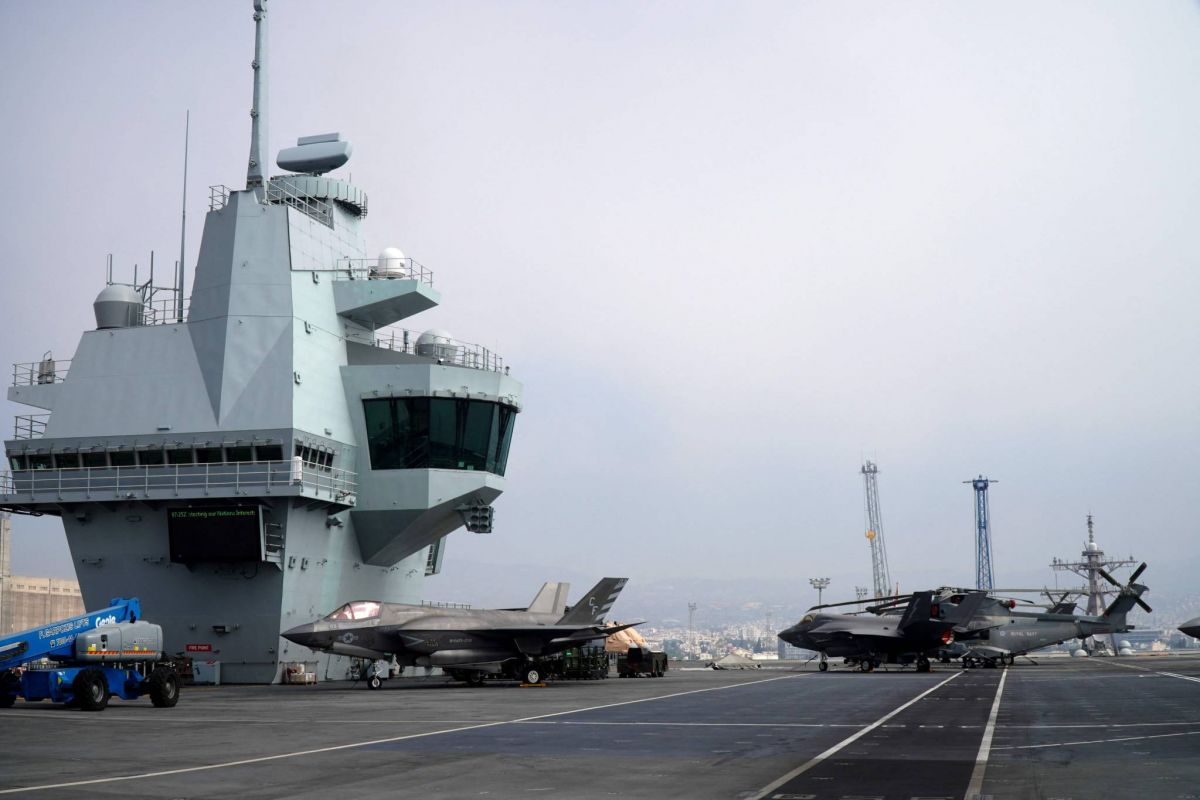 Epidémie sur le porte-avions HMS Queen Elizabeth après une escale à Chypre Epidémie sur le porte-avions HMS Queen Elizabeth après une escale à Chypre
